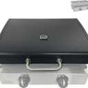 Upgrade Hinged Lid for Blackstone 1666 22 Inch Omnivore Griddles (2024 Model), Griddle Hard Cover Flat Top Lid for Blackstone 22" Griddle Lids 1666 2205 for Blackstones Tabletop Griddle Hood