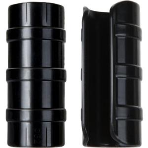 50 PCS 1 inch Greenhouse Clamps Clips 26mm Black ABS Snap Clamp Tube Clip Garden Buildings Tube Clip for Greenhouse Film, Sunshade Nets, Frame Shelters (Outer 1.26inner 1)