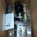 Signstek Keyless Entry Door Lock, Door Knob with Keypad, Smart Code Door Lock, Mute Mode, Passage Function, Easy to Install, Satin Nickel