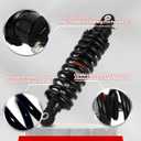 11.02'' 280mm Motorcycle Rear Shock Absorber Universal for Dirt Pit Bike Off Road Mini Bike Scooter, Knight Black