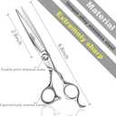 High-end Professional Extremely Very Sharp Barber Hair Cutting Scissors Hairdresser Shears For Hair 6.5 Inch Haircut Scissor Made Of Stainless Steel Alloy For Hairdressing Salon and Home Use