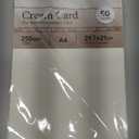 50 Sheets Cream Cardstock A4, 92lb/250gsm Ivory Cardstock, Heavy Ivory Card Stock Printer Paper for Invitations, Scrapbooking, Card Making, Crafts