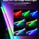 Betopper Stage Strobe Light Bar 4 Packs,120W LED DMX Wash Lighing for Party