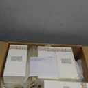 BESTVIP 700 PCS Gold Dinnerware Set for 100 Guests, Plastic Dinnerware Set for Party, Christmas, Halloween, Include: 200 Plastic Plates, 100 Gold Silverware, 100 Cups, 100 Paper Napkins