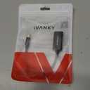 IVANKY 4K Active Mini DisplayPort to HDMI Adapter, 4K@60Hz, Thunderbolt 1&2 to HDMI [0.24m/0.65FT, Super Slim] Mini DP to HDMI Adapter for MacBook Air/Pro, Surface Pro/Dock/Book, Monitor, Projector (1 Pack-Black)