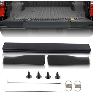 KARPAL Tailgate Cover Flexible Flex Step Tailgate Cap Mad Molding Trim Fit for 2008-2016 Ford F250 F350 F450 F550 Super Duty