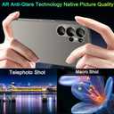 4 x TZGZT Camera Lens Protector for Samsung Galaxy S26 Ultra, One-piece Metal Manufacturing, Unbreakable Shatterproof, Screen Protector Tempered Glass Cover Accessories, Case Friendly-Gray