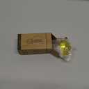 G14(G45) Half Chrome Light Dimmable 4W(40W Equivalent) E12 LED Candelabra Bulbs Warm White 2700K 400Lm Filament Vintage Bulb with Golden Mirror Decorative Edison Globe Bulb for Indoors(5 Pack)