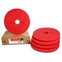 3M Red Buffer Pad 5100, 17 in, 5/Case