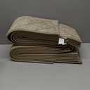 COSY HOMEER Edging Stair Treads Non-Slip Corner Indoor Stair Runners for Wooden Steps,Landing Slip Resistant Stair Rugs for Kids and Dogs, 100% Polyester TPE Backing,Beige,20"X32"