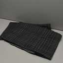 Kevin Textile Pack of 2 Decorative Outdoor Waterproof Pillow Covers Garden Cushion Sham Throw Pillowcase Shell for Patio Tent Couch 12x20 Inch Black