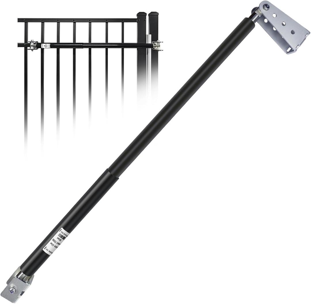 TB400 Outdoor Heavy Duty Gate Closer for Gates 44 to 72 Inches in Width and 95 to 195 Pounds in Weight, High Grade Hydraulic Gate Closer, Black