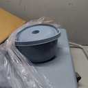 DMI Drop Arm Portable Toilet Commode, Extra-Wide Seat, 500 Pound Weight Capacity, Bucket with Lid Included, Adjustable Legs, Elderly Assistance Products, Grey