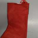 Checked Christmas stocking for Gifts, Red