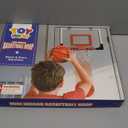 TOY Life Basketball Hoop Indoor for Kids Over The Door Office Basketballhoop for Teens and Adults Mini Hoops Door Room Goal with 4 Balls (White-Classic)