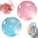 2PCS Coconut Oil Stress Ball, 2026 New Squishy Coconut Squeeze Stress Shapeable Ball, Soft Novelty Toy,Slow Rising Squeeze Balls, Portable Desk Squishies for Relaxation and Stress Relief