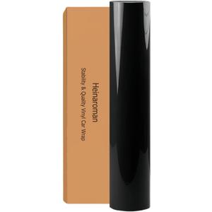 Car Wrap for Body Protection Scratch Resistance Air Release Technology 1 X 5FT Gloss Black Automotive Vinyl Wrap