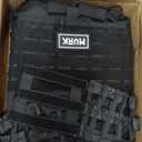 MVRK Weighted Vest for Men  Heavy Duty Rucking & Strength Training Vest with Removable Iron Weights, Adjustable 15100lbs, No-Bounce Design for Calisthenics, HIIT & Functional Fitness (35lbs)