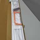 Ceiling Curtain Track Heavy Duty Tracks Ceiling/Wall Mount Sliding Room Divider Silent Rail with 3 Types of Hooks for Living Room, Bedroom, White 9 ft to 12 ft