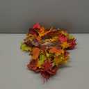 DearHouse 2 Pack Fall Garland Maple Leaf, 5.9Ft/Piece 7 Colors Hanging Vine Garland Artificial Autumn Foliage Garland Thanksgiving Decor for Home Wedding Fireplace Party Christmas (Brown)