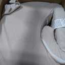 My Brest Friend Nursing Pillow - Deluxe - Enhanced Comfort w/Slipcover - Ergonomic Design for Ultimate Breastfeeding Support for Mom & Baby - Adjustable Backrest and Handy Side Pocket, Soft Sand