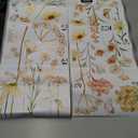 Boho Flower Wall Stickers for Girls: Nursery Baby Room Peel and Stick Removable Wall Decals for - Ages 1-12 Years Vinyl Wall Decor