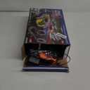 2-in-1 Slot Car Race Track Set with 4 High-Speed Cars, Electric Track, Dual Racing Game with 2 Controllers, Circular Overpass Design Featuring Flash Tracks. Toy Gift for Boys Kids Ages 4-6 6-8 8-12