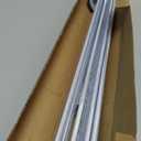 Ultra-thin Curtain Track, Aluminum Ceiling Curtain Rail System No Drill Self Adhesive Curtain Tracks Wall Mount, Silent Sliding Rail for Windows Easy Installation with Screws 12.1ft (3.7m)