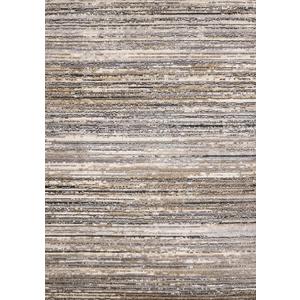 RUG BRANCH 5' x 8' (5'3" x 7'7") Stripes Indoor Area Rug, Grey Black, Contemporary Modern - Living Room, Bedroom, Dining Room, and Kitchen