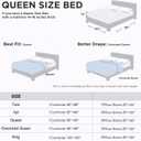 Quataly Marshmallow Queen Fleece Comforter Set White Faux Fur Fluffy Comforter Set Luxury Bedding Set Soft Plush Fuzzy Warm Bed Set All Season 3 Pieces (1 Shaggy Comforter, 2 Pillowcases)