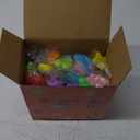 120 Pack Squishy Toys, Kawaii Squishies Party Favors for Kids 4-8 8-12 Treasure Box Toys for Classroom Birthday Xmas Gifts Goodie Bag Mini Animals Mochi Squishy Stress Relief Sensory Toys Random