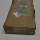 Corner Shower Stool for Shaving Legs - Black Small Bamboo Foot Rest Inside Shower 12" High