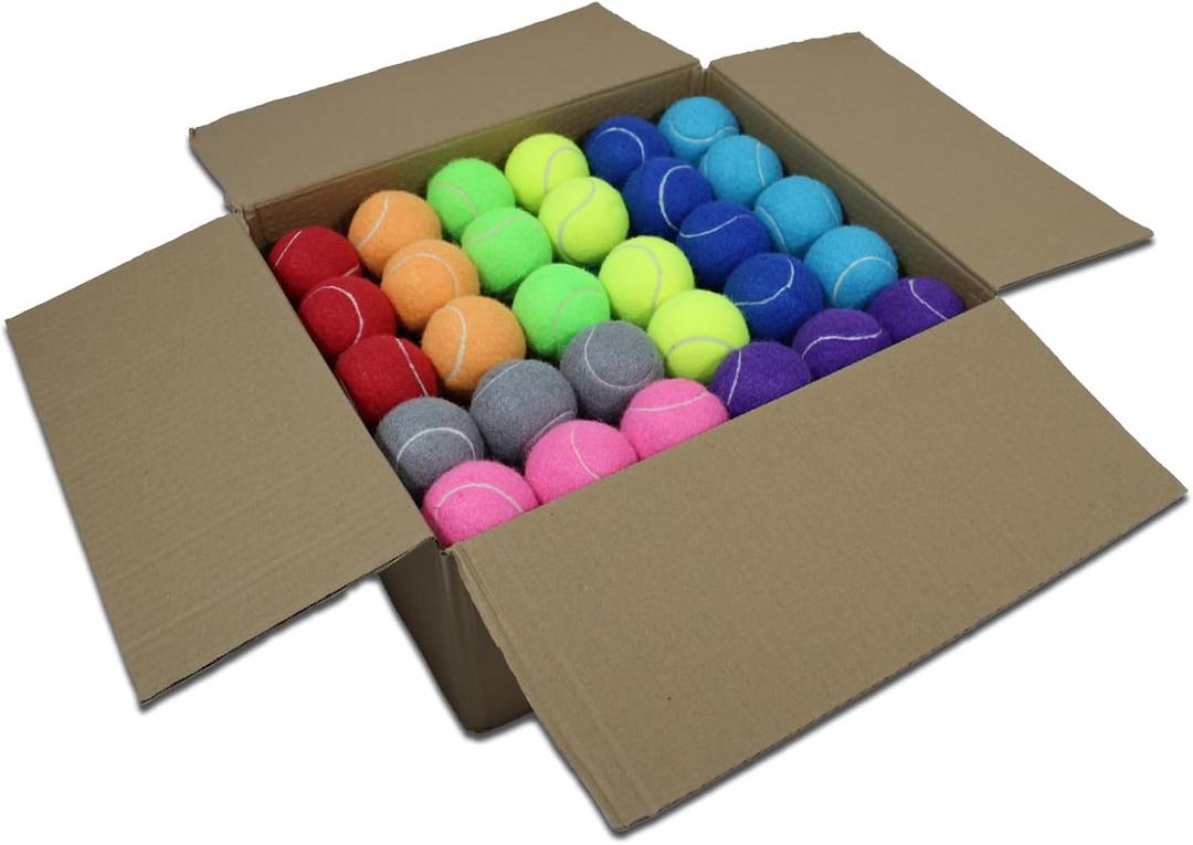 Tennis Balls for Practice,Pet Dog Playing Balls, 90 Pack