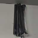 Black Long Curtain Rod Tension Shower Curtain Rods 30 to 120 inch Adjustable Spring Heavy Duty Rods for Bathroom Windows Outdoor No Drill No Slip Spliced and Telescopic Design