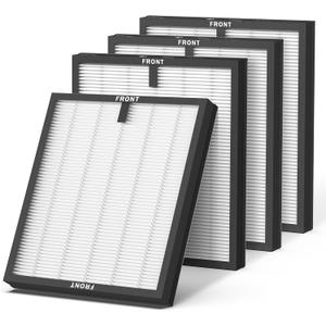 CHIVALZ 4 Pack HY4866 True HEPA Replacement Filters Compatible with MORENTO HY4866 Air Purifier, WESTHEY HY4866 Air Purifier and YIOU M1 Air Cleaner Purifier, Original Version