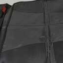 Car Seat Protector - Seat Protection Mat - Thick Padding - Durable, Waterproof Fabric, Leather Reinforced Corners & 3 Pockets for Handy Storage Black