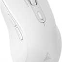 SOLAKAKA SM66 White Silent Wireless Mouse, Dual Mode(BT/2.4G) Computer Mouse for Laptop/PC/Mac