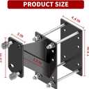 Trailer Spare Tire Mount for Utility,Spare Tire Carrier,Heavy Duty Holds up to 160 Lbs, Fits 4 & 5 & 6 Lugs Wheels on 4", 4.25",4.5'', 4.75'', 5'' and 5.5'' Bolt Patterns