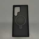 TORRAS 360Spin Magnetic Stand for Samsung Galaxy S24 Ultra Case, Compatible with Magsafe, Military Grade Shockproof Slim Protective S24 Ultra Case with Kickstand & Ring Holder, Ostand Spin, Black