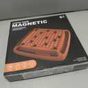 Magnetic Game Chess, Magnet Game Chess 40 Piceses, Family Games for Kids and Adults, Board Game for Kids 8-12 Family Games Night 2-4 Players, Gifts for Teens Kid (Brown)