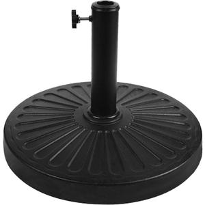 Blissun 22 lbs Patio Umbrella Base, Outdoor Umbrella Base, Market Umbrella Base Stand for Patio, Garden, Lawn, Black