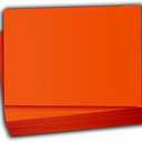Hamilco Colored Scrapbook Cardstock Paper 5x7 Card Stock Paper 65 lb Cover 100 Pack (Fire Orange)