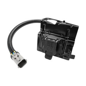 Trailer Wiring Harness Plug Fit for 1999 2000 2001 Ford F250 F350 Super Duty, 4 & 7 Pin Tow Plug with Mounting Bracket, Replace# YC3Z-13A576-CA