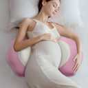 Pregnancy Pillows for Sleeping, Memory Foam Maternity Pillow Support for Back Belly HIPS, Adjustable Travel Wedge Pillow for Pregnant Women, Side Sleeping Pregnant Pillows with Cooling Pillowcase