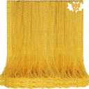 LINSIRON 900 PCS Gold Bead Necklace, 33 Inch Mardi Gras Christmas Beads, Bulk Metallic Party Beads for Mardi Gras Parade, St. Patrick's Day, Wedding, Birthday, Pirate Party, Carnival Party Favors