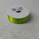 Offray 1.5" Wide Double Face Satin Ribbon NewChartreuseGreen50Yds, 50 Yards, New Chartreuse Green