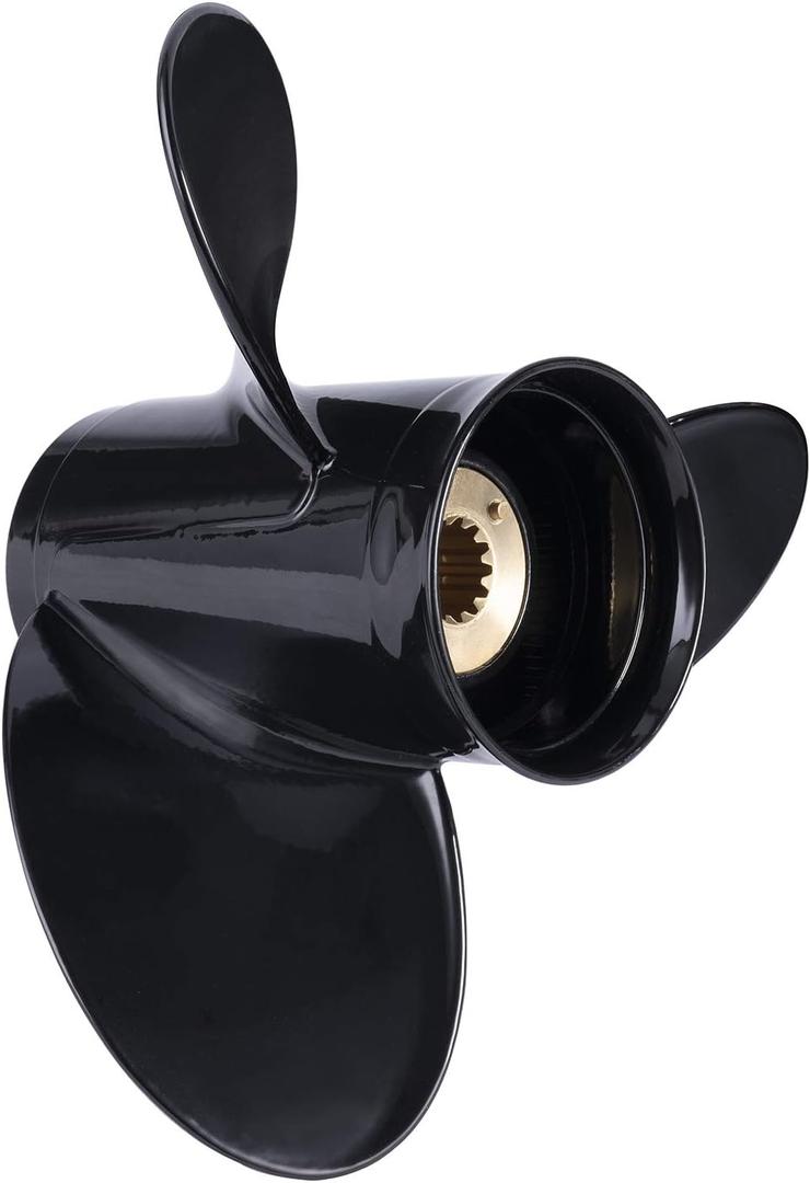 YOUNG MARINE OEM Grade Aluminum Outboard Propeller for MERCURY Engines with 3-1/4" Gearcase 30/35/40/45/50/55/60/70HP (13 Spline Tooth)