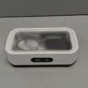 2025 Upgrade Large Capacity Ultrasonic Cleaner, 50kHz Ultrasonic Cleaner Machine with 5 Modes Timer for Glasses Jewelry Dentures-304 Stainless Steel Tank,White & Black