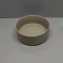 Non-Slip 8.2inch Ceramic Dog Food and Water Bowl for Large Breed Dogs, Pet Bowl for Replacement (Single Bowl, Grey)