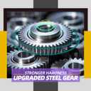Steel Gear 5742N New Starter 16 Teeth Fit for Briggs and Stratton 1972-2006 7-22 HP 497595 497594 391423 390838 392749 394805 491766 693054 SBS0001 41022003 41022052 AM122337 AM37352 AM39137 LG497595